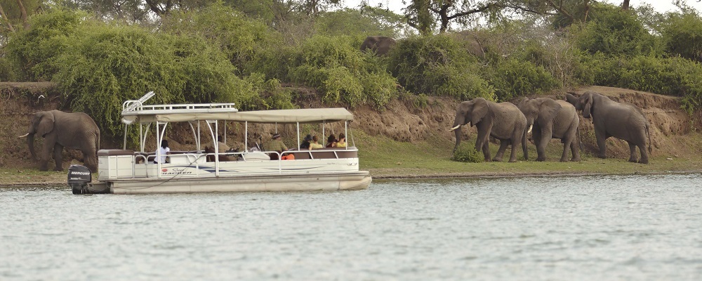 DAY 2:  GAME DRIVE & BOAT CRUISE IN QUEEN ELIZABETH