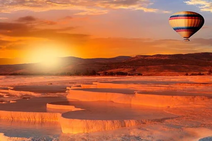 Low Cost Hot Air Balloon Ride in Pamukkale