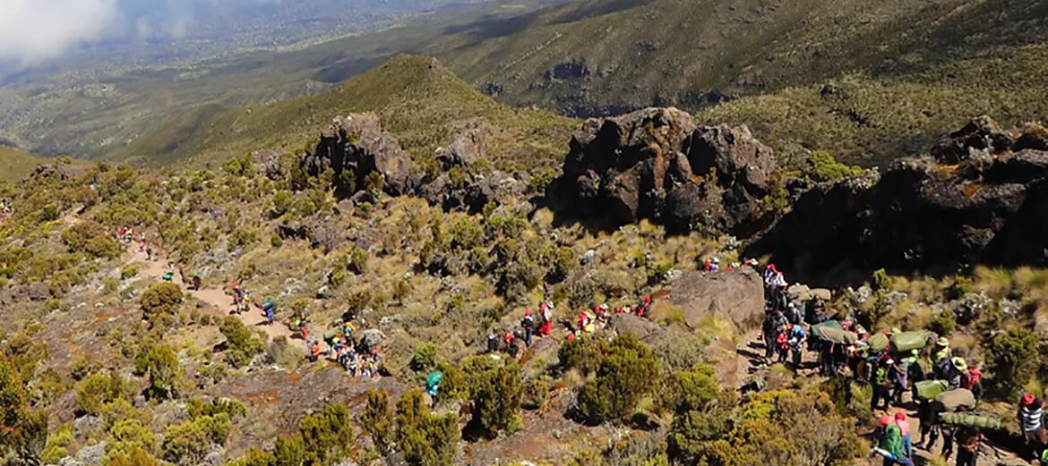 Kilimanjaro climb Machame route