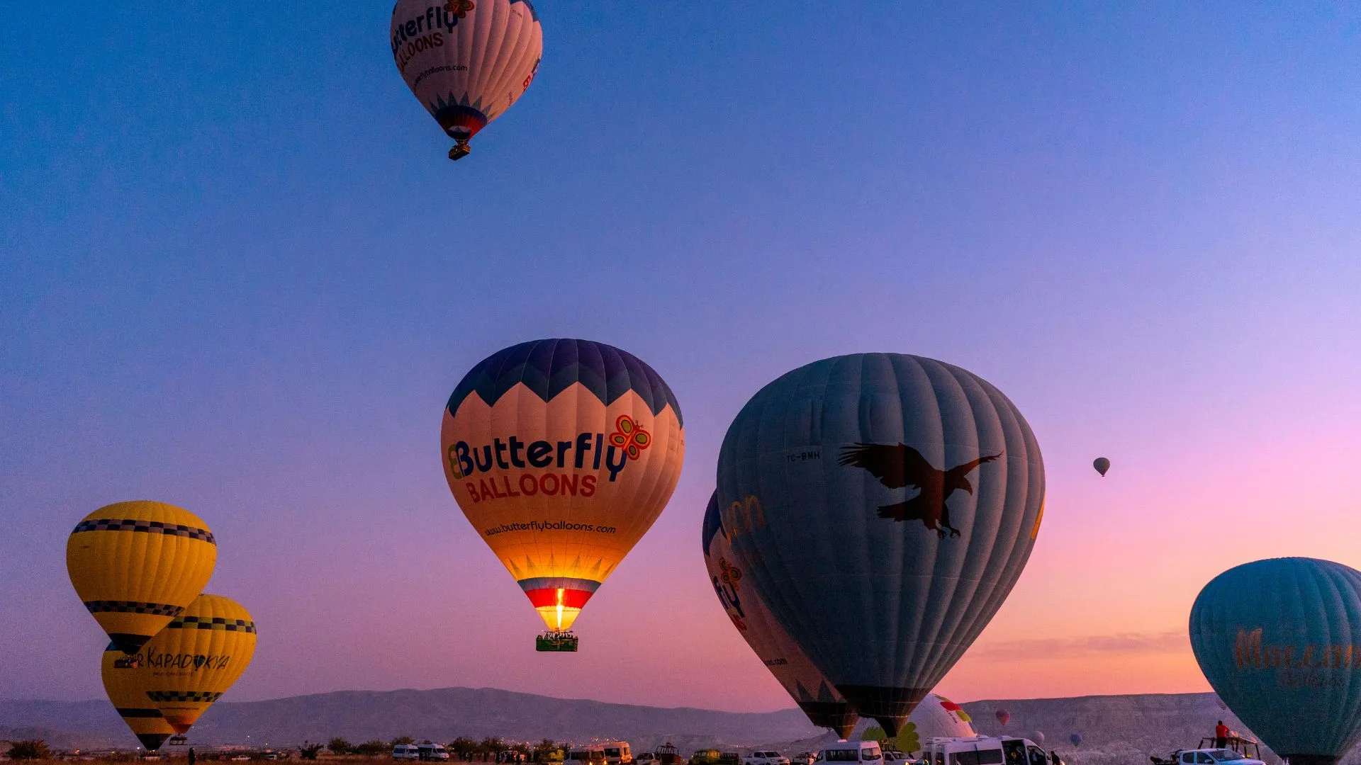 Balloons festival in Cappadocia Turkey 